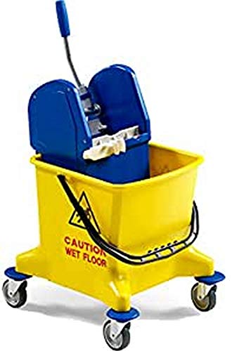 Denox DEN342 Fregasuelos Profesional 25L, Amarillo, 460x410x800 mm