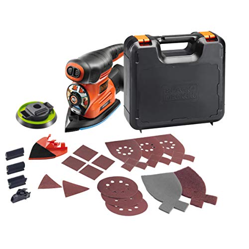 BLACK+DECKER KA280K Multilijadora Autoselect 4 en 1 19 Accesorios y maletín 220 W 230 V