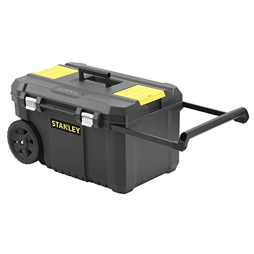 STANLEY STST1-80150 - Arcón para herramientas con cierres metálicos, 66.5 x 40.4 x 34.4 cm, capacidad 40 kg, Color Negro