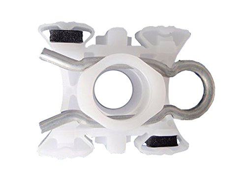 myshopx Kit de reparación de elevalunas C28, para puerta corredera, tirador de cuerda, pieza deslizante, elevalunas, juego de reparación con clip para elevalunas, rodillo y polea