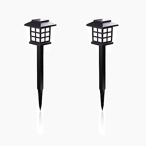 REVIBOS Luces Solares Led Exterior Jardin, Balizas Solares para Exterior Jardin 600 mAh 8h Duración - Decoracion Jardin Exterior, Mini Luces Led Solares para Exteriores, Focos Solares Exterior Jardin