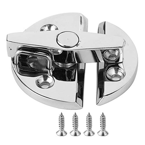 Pestillo de puerta de barco de acero inoxidable marino 316 Cierre de botón de giro redondo Cierre de pestillo giratorio para puerta de barco Armario Escotilla Accesorios de hardware marino