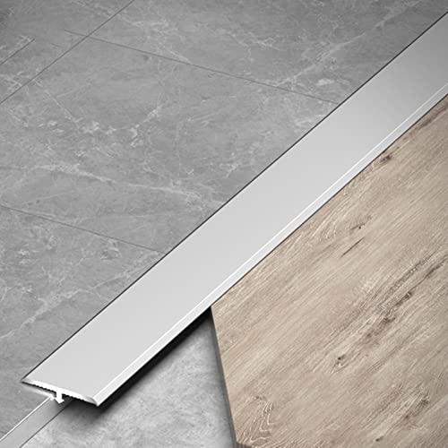 ZJMK Tapajuntas Suelo Tira De Transición De Piso Extra Ancha, Tira De Transición De Piso De Puerta De PVC con Autoadhesivo para Puertas/Pisos De Vinilo/Piso De Madera, Ancho 4cm / 1.57in