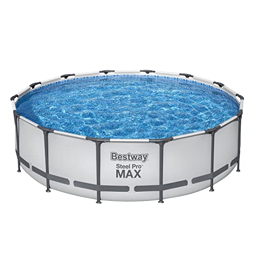 BESTWAY Piscina Desmontable Tubular Steel Pro Max 427x427x107 cm Blanco
