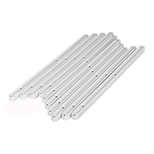 LQSXJGRT Home Fittings - Rieles de plástico para cajones de armarios, correderas para Muebles, correderas de cajones, rieles de Repuesto para armarios de Cocina, Color Blanco (5 Pares),295mm