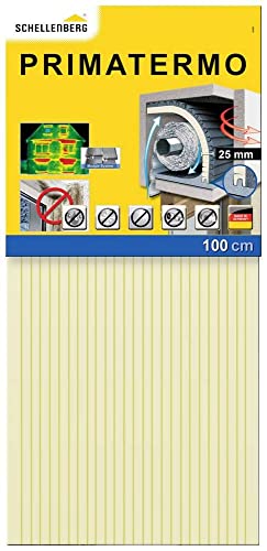 Schellenberg 66283 Aislamiento térmico de la caja de la persiana, consta de 2 partes con 25 mm de espesor 100 x 50 cm