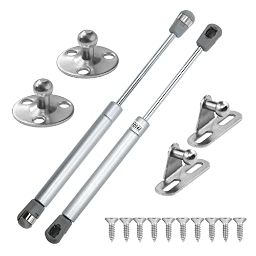 Amortiguadores Muebles Cocina 100N/10kg Resorte de Gas Pistones Hidraulicos Muebles Cocina Amortiguador Puerta Armario Pistones a Gas Muebles Bisagras Puertas Cocina con Tornillos 270mm 2pcs