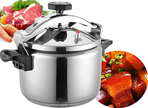 de acero inoxidable 304 de gran capacidad olla a presión comercial estufa de 25Lcompatible con inducción tapa fácil de cerrar adecuada para grandes hoteles y restaurantes ollas a presión de cocina
