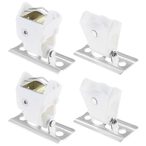 2 poleas tensoras de cable y 2 mecanismos de bloqueo de cable, giratorios, bloqueo de cable de persiana, bloqueo de ventana, accesorios para persianas y persianas para el hogar