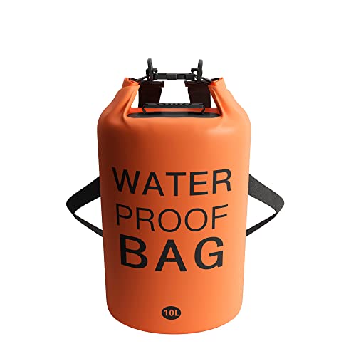 Bolsa Seca Depointer Impermeable, Bolsa Impermeable con Parte Superior Enrollable de PVC Grueso, Bolsa Seca de 5 l/10 l/20 l, Mochila Seca Ligera para Playa, natación, canotaje, Kayak, Surf y Pesca