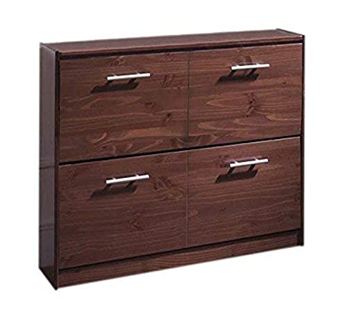 Dogar Lineas - Zapatero de madera, 80 x 110 x 23 cm