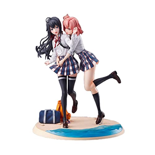 ZLCO My Teen Romantic Comedy Snafu Climax! Figure Yukino Yukinoshita and Yui Yuigahama 1/7 Size PVC Anime Figure, Multicolor