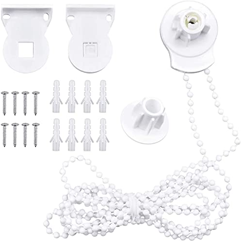 Juego de montaje para persianas enrollables con eje de 25 mm, plástico, persiana de plástico, accesorios de reparación para persianas opacas
