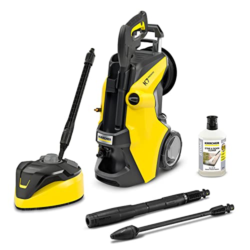 Kärcher Hidrolimpiadora K 7 Premium Power Home, 180 bar, 600 l/h, rendimiento por superficie: 60 m²/h, potencia: 3000 W, enrollador manguera, con pistola, boquilla turbo, lanza pulverizadora, Home Kit
