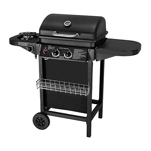 BROILUCK Barbacoa de gas para jardín, exterior, 2 + 1 quemador, cocina exterior