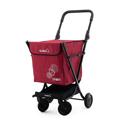 Garmol Carro Compra, Rojo, 850x490x260mm