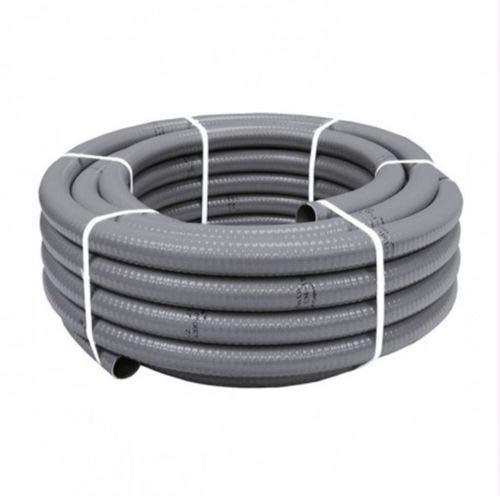 TUBO PVC FLEXIBLE 50MM. 25M. EVACUACION GRIS 1153