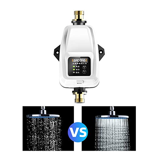 SMGXQ Bomba De Refuerzo De Agua Pequeña para La Presurización De La Tubería De Agua De La Casa Familiar Inteligente Completamente Automático Bomba De Presión De Ducha De Baño Bomba,100p