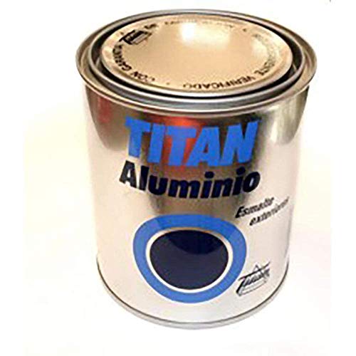 TITAN 006000334 Bote Pintura Exteriores, Gris, 750 ml
