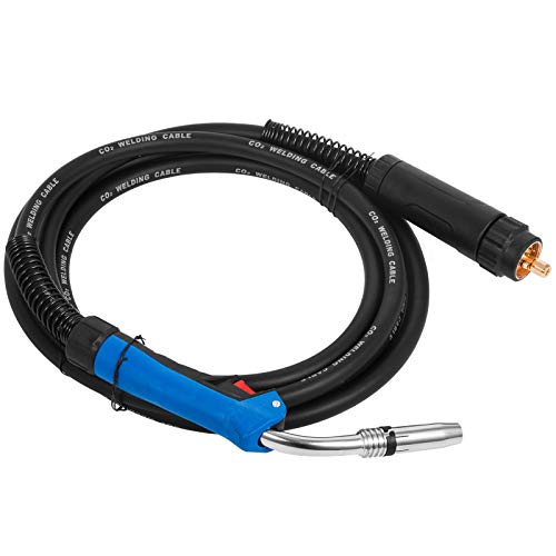 Mophorn Antorcha de Soldadura de Arco Soldadura Antorcha Antorcha de Soldadura MIG/MAG Antorcha de Soldadura con Conector Euro con Cable Flexible de 5M (MB36)