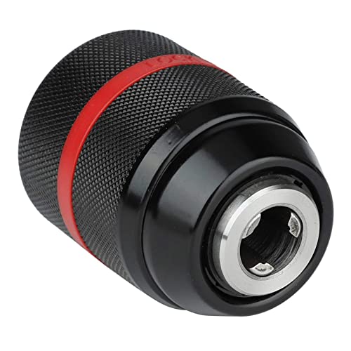 LANTRO JS Portabrocas sin llave, 1/2 Portabroca autoblocante, 1/2-20UNF Montaje 2-13 mm Portabrocas manual sin llave de cambio rápido para múltiples propósitos taladro