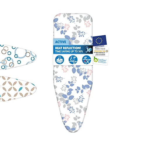 LaundrySpecialist® Active tamaño S/M - Funda para Tabla de Planchar de 5 Capas, Especial para un Centro de Planchado/Centro de Vapor, Talla 30/42cm + 100/125cm