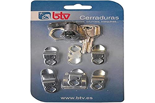 Btv M35222 - Cerradura buzon kit-1 cromado