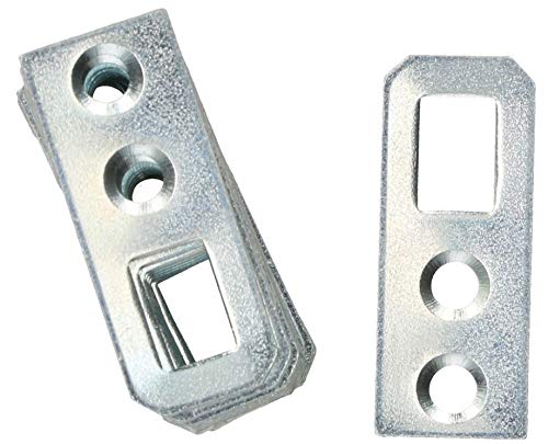 KOTARBAU® 25 Colgadores para muebles, 30x12x1,0 mm, Herrajes para colgar muebles, Colgador metálico para módulos de cocina suspendidos, Ideal para colgar armarios de cocina, cabeceros, 25 unidades