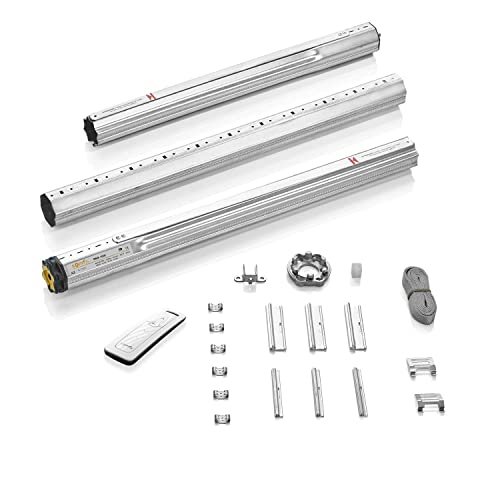 Somfy 2400672 RMS 1000 Kit de motorización radio, Motor para persianas, Hasta de 4m2, incluye mando a distancia y accesorios de montaje