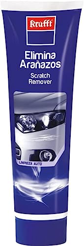 Krafft Reparador Arañazos Coche, Eliminador de Rayones, Restos de Pintura y Manchas, Brillo y Protección 150ml