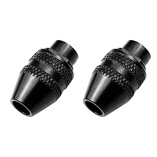 Suaywo 2 Piezas Portabrocas Sin Llave 0,4-3,2 mm DremeI Portabrocas Herramientas de Pulido Eléctrico Para DremeI 4486 Herramientas Rotativas 275 285 300 395 398 400 3000 4000