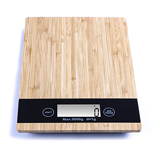 TSEC bascula de Cocina Digital, tanita balanza de Precision para comida Alimentos, Pesa gramos. báscula Peso medidor Multifuncional hasta 5 kg, electrodomesticos, utensilios reposteria y pastelería