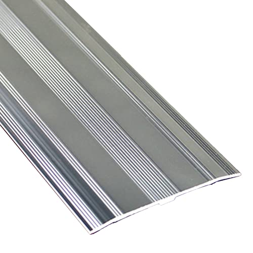 Tapajuntas Suelo Listones de Transición Metálicos para Puertas, Bordes de Suelos Laminados y Vinílicos, Moqueta y Baldosa de Vinilo, Reductor de Rampa Puerta/Baldosa/Umbral (Color : Dark Gray)
