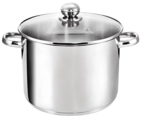 Kopf Cacerola de inducción XXL Grandis, Ø 26 cm, Altura 19 cm, 10 litros, Acero Inoxidable