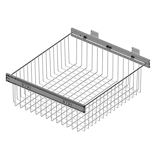 Menage Confort Cesto extraíble de rejilla metálica para mueble de cocina - Ancho 312-318 mm