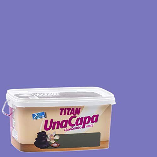 TITAN 69637126 - Pintura plástica mate LILA INTENSO CAPA
