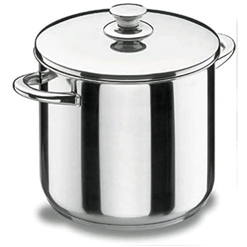 Lacor - 40125 - Olla Super Alta con Tapa Vitrocor 24cm Inox