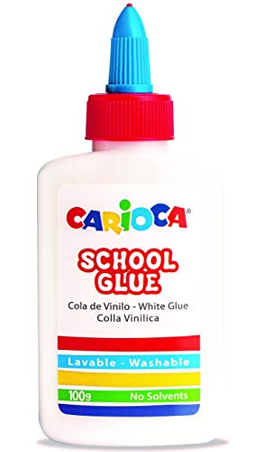 Carioca 42768 - Bote de cola lavable sin disolventes, multicolor