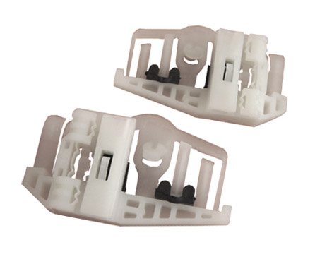 myshopx C38 + C39 Juego de reparación de elevalunas para puerta corredera, tirador de cuerda, pieza deslizante para elevalunas, juego de reparación con clip para elevalunas, rodillo y polea