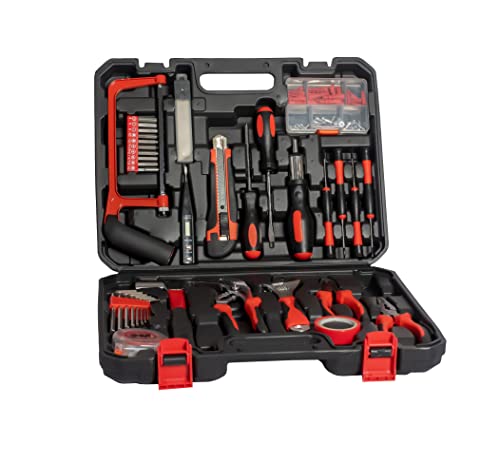 MALETA DE HERRAMIENTAS PORTABLE CAJA HERRAMIENTAS TRANSPORTE SET KIT 102 PIEZAS MH-100