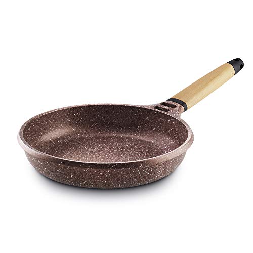 Castey - Sartén Inducción Terracota Mango Cedro 28Cm