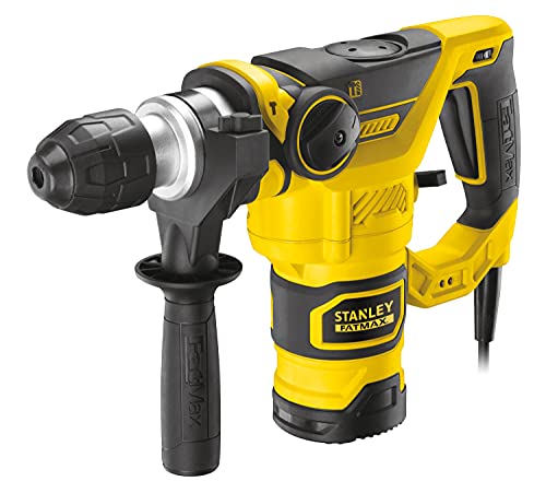 STANLEY FATMAX FME1250K-QS - Martillo percutor SDS Plus 1.250W, 3.5J, incluye maletín