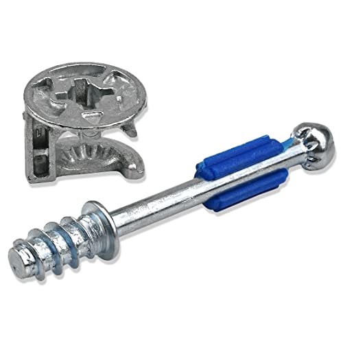 10 X Mprofi MT® Conectores Excéntricos para Muebles-Tornillos para Muebles-Conectores de Armario-Herrajes para Muebles-Tornillos de Conexión-Conectores Excéntricos-Ø15mm