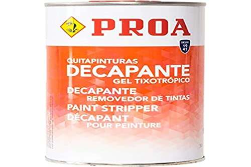 QUITAPINTURAS DECAPANTE EN GEL. 1 litro. Elimina pinturas y barnices sin esfuerzo. PROA.