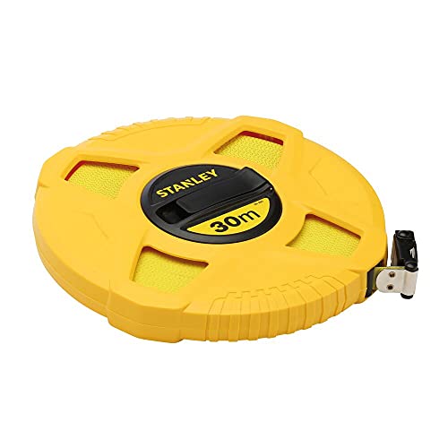 STANLEY 0-34-297 Cinta larga fibra de vidrio estandar 30m x 12,5mm cerrada