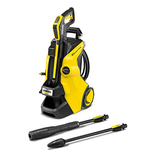 Kärcher Hidrolimpiadora de alta presión K 5 Power Control, inteligente soporte con la App, solución poderosa para la limpieza, 145 bar, 2100 W, 500 L/h, Multicolor