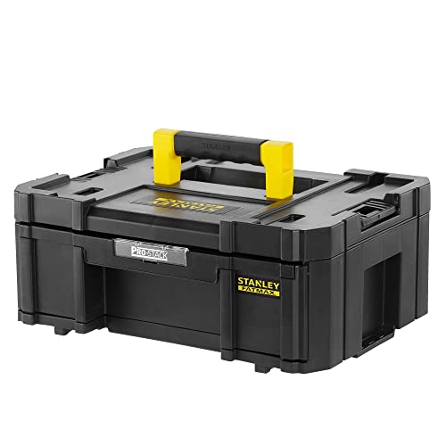 STANLEY FATMAX FMST1-71968, Cajonera Profunda Pro-Stack, 6 compartimentos, Capacidad 9,5L, Cuerpo de polipropileno, Cajones de gran capacidad