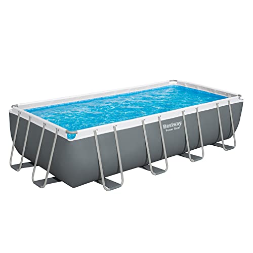 BESTWAY Piscina Desmontable Tubular Power Steel 549x274x122 cm Gris
