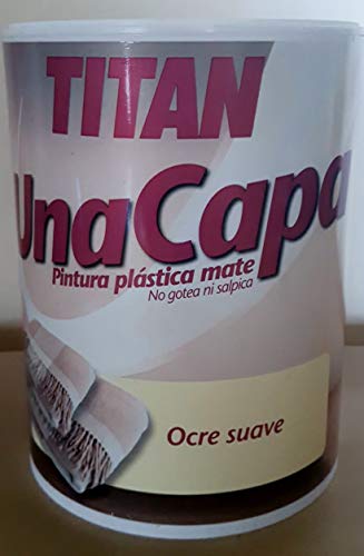 Pintura Mate Titan Una Capa - 750 mL, Ocre Suave
