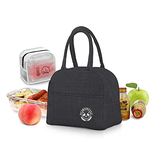 JEEZAO Bolsa Termica Porta Alimentos 6L,Bolsa Nevera Refrigeradora,Llevar Almuerzo para Playa,Oficina,Trabajo,Viaje,Escuela